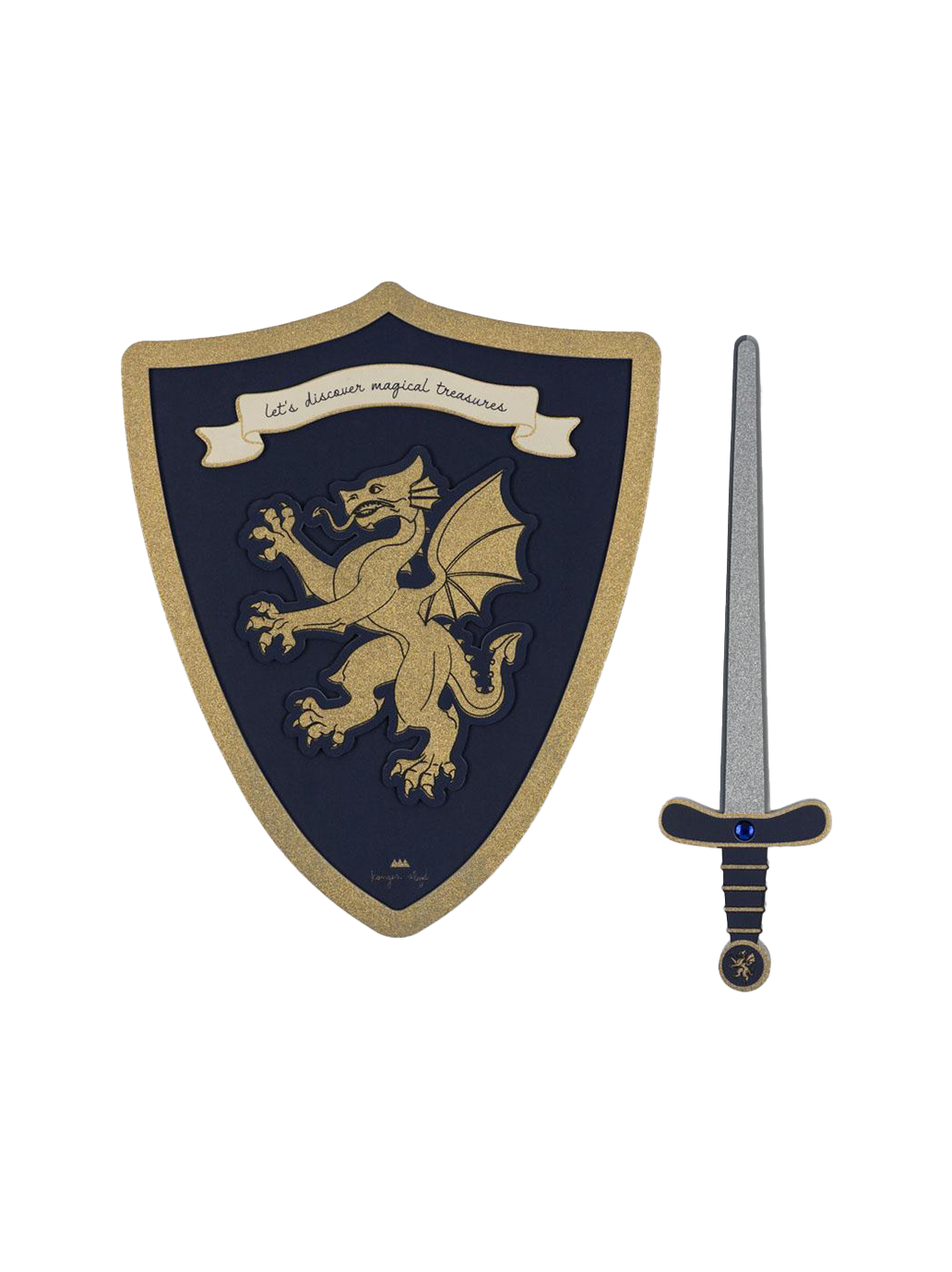 Espada y escudo de juguete