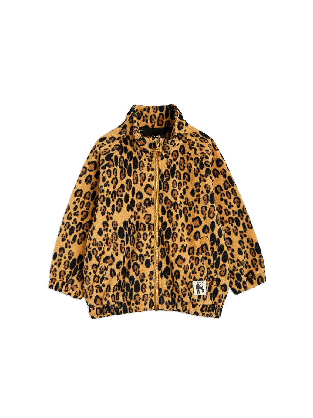 Leopard fleece jacket