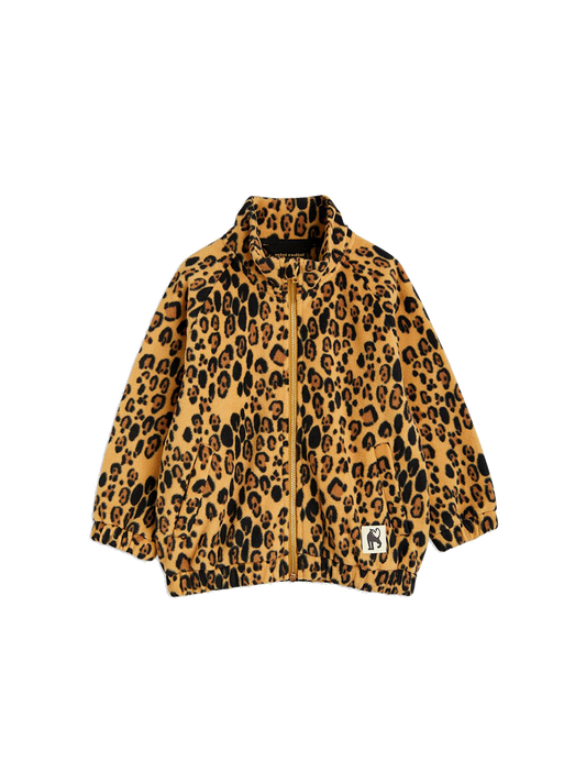 Chaqueta polar de leopardo