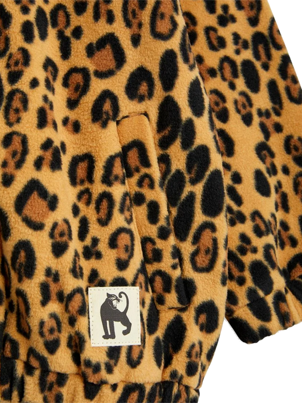 Leopard fleece jacket