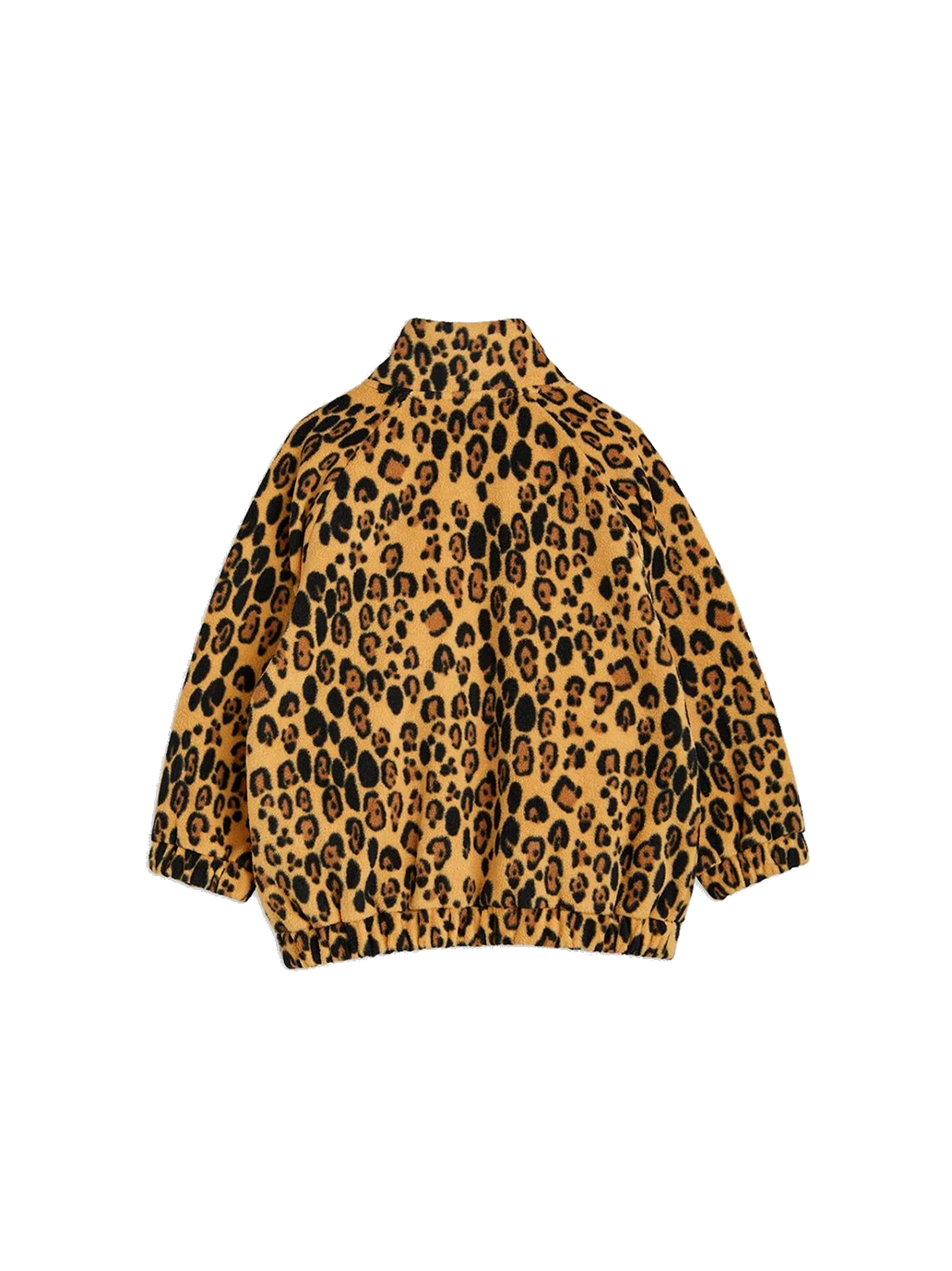 Giacca in pile leopardato