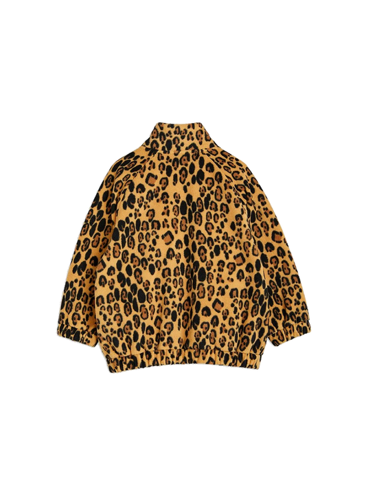 Leopard fleece jacket