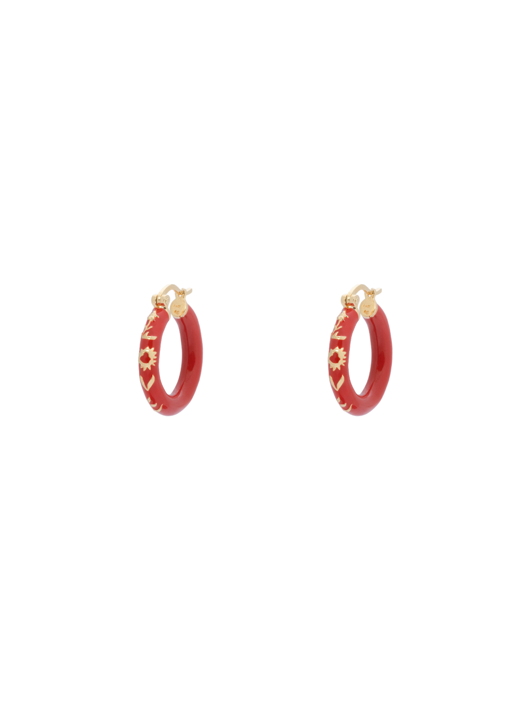 Bonfire hoop earrings