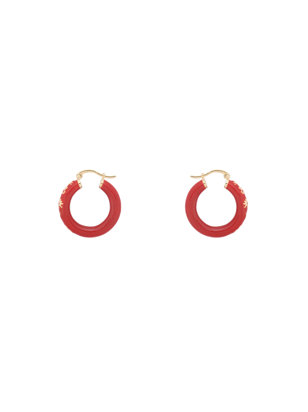 Bonfire hoop earrings