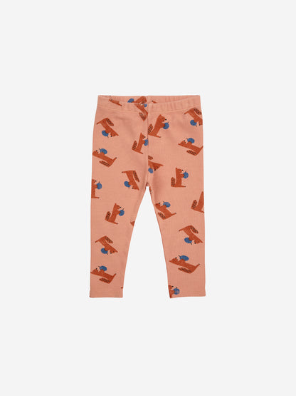 Leggings Baby Hungry Squirrel su tutta la superficie