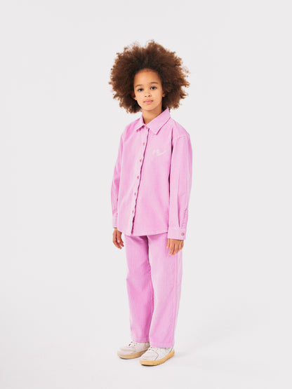 Abracadabra pink corduroy straight pants