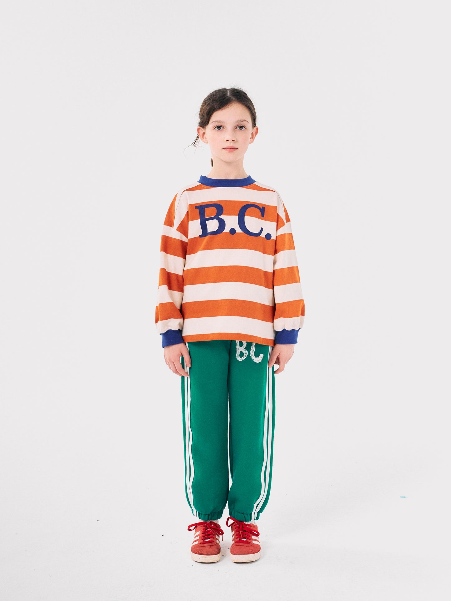 B.C Shadow stripes jogging pants