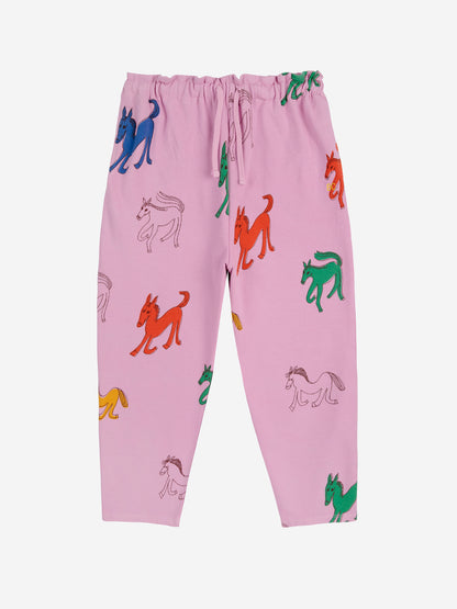 Pantalones deportivos con estampado de bolsas de papel Wonder Horse