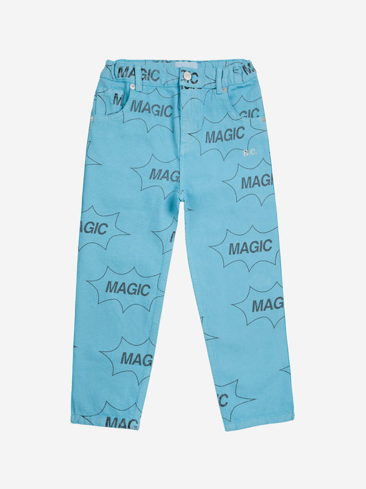 È magico, pantaloni larghi in denim