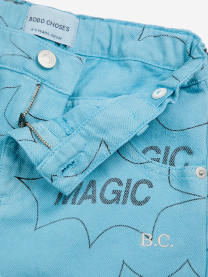 It's Magic all over denim baggy pants