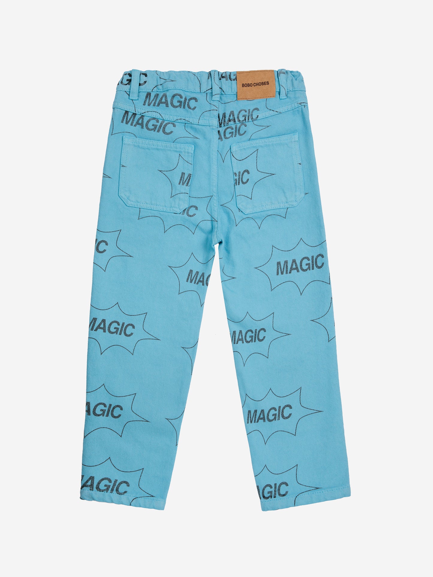 It's Magic all over denim baggy pants