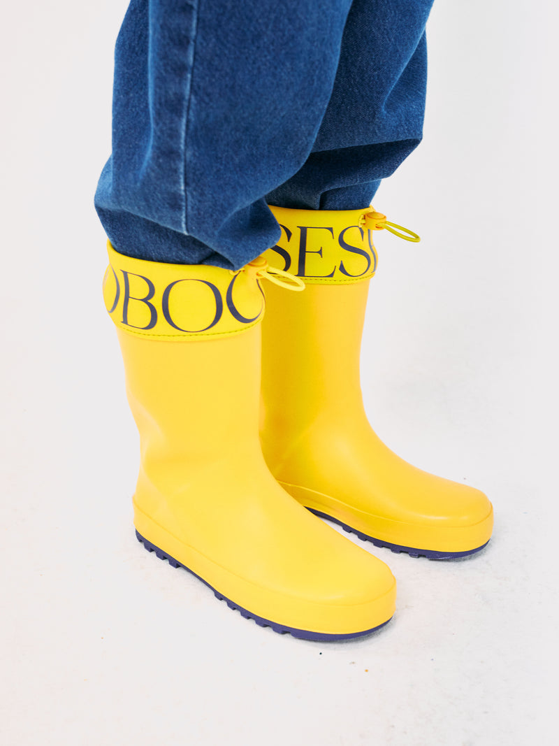 Bobo Choses botas de lluvia amarillas