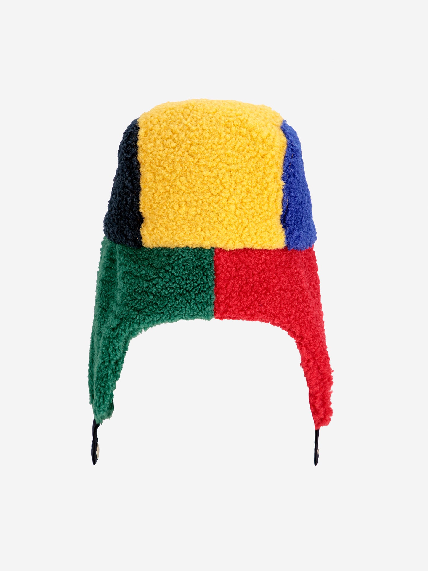 Baby Color Block sheepskin chapka