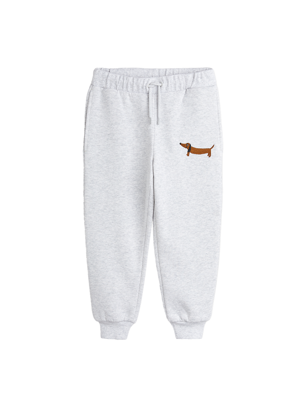 Dog embroidered sweatpants