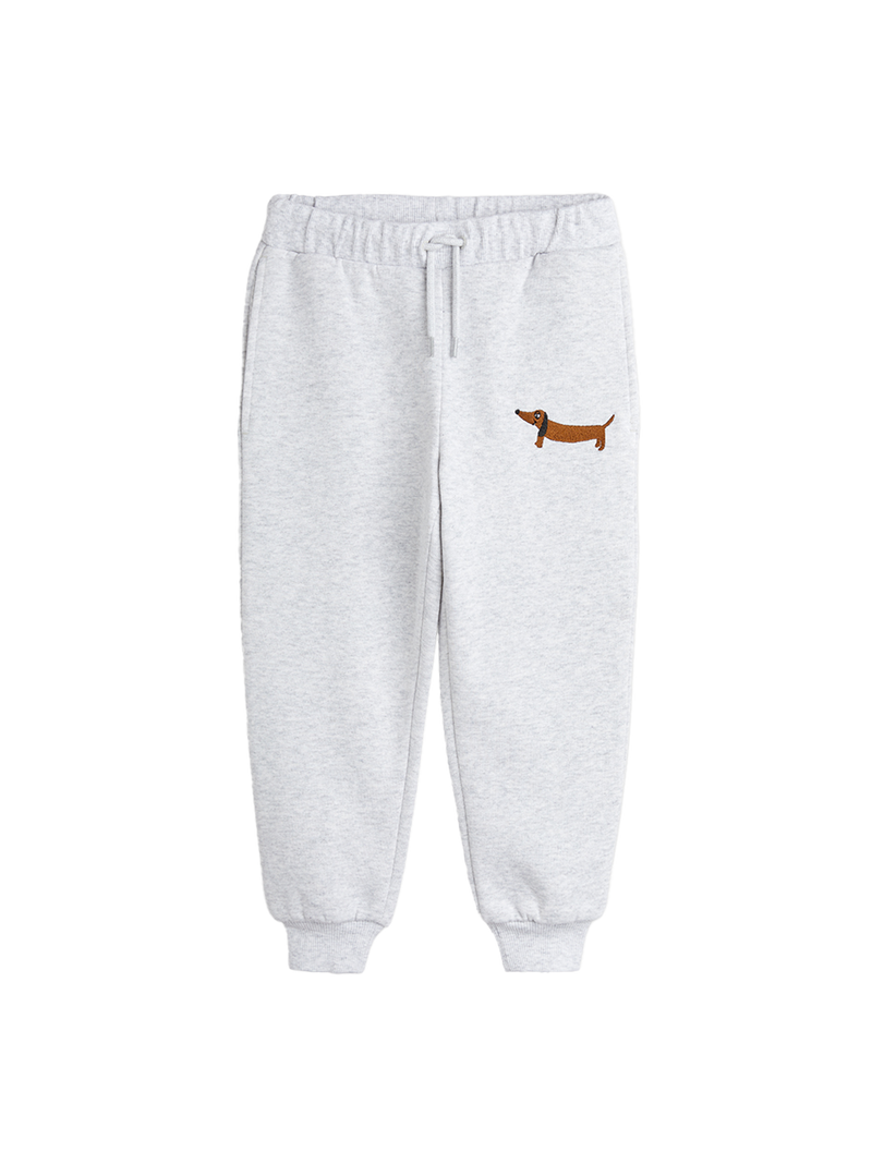 Dog embroidered sweatpants