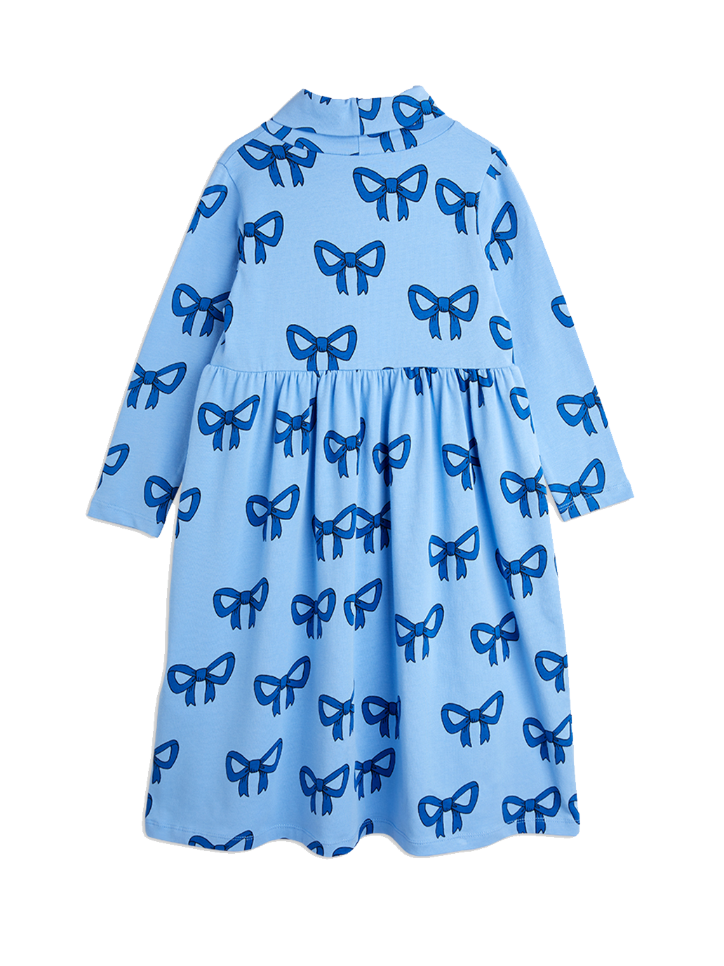 Bow aop ls dress