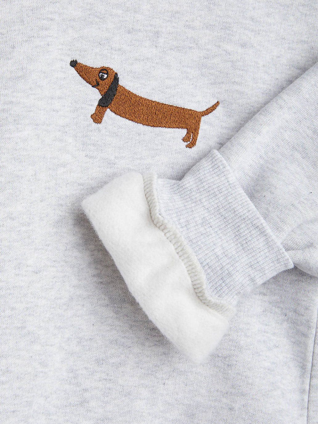 Dog embroidered sweatshirt