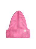 Gorro plegable de punto acanalado