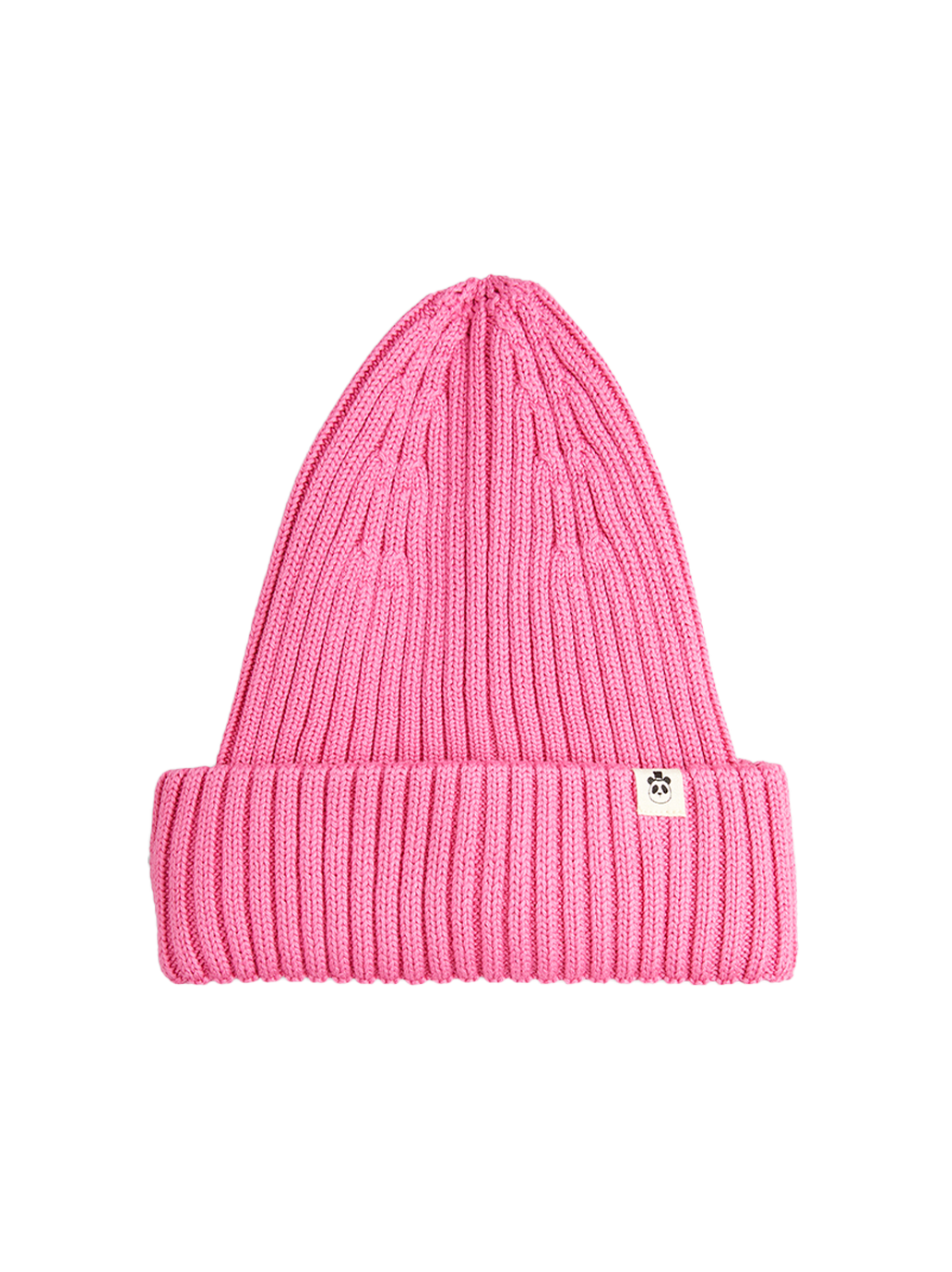 Gorro plegable de punto acanalado