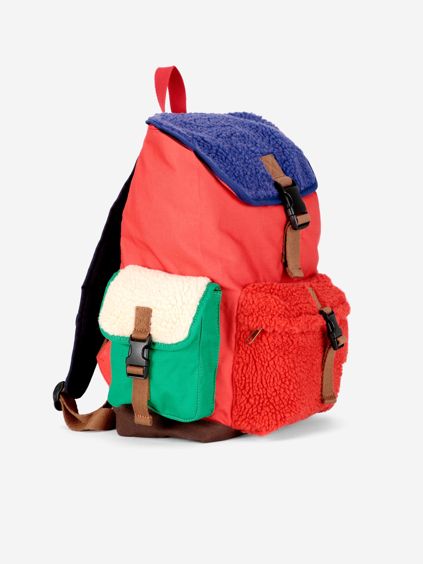 Sheepskin Color Block backpack