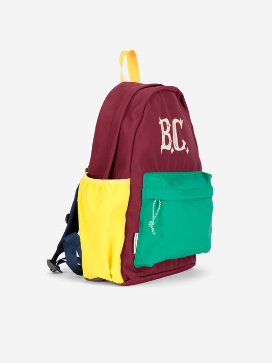 Mochila con bloques de color vintage de BC