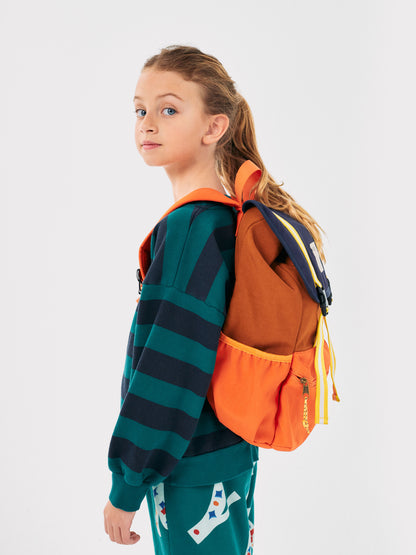 Color Block technic backpack