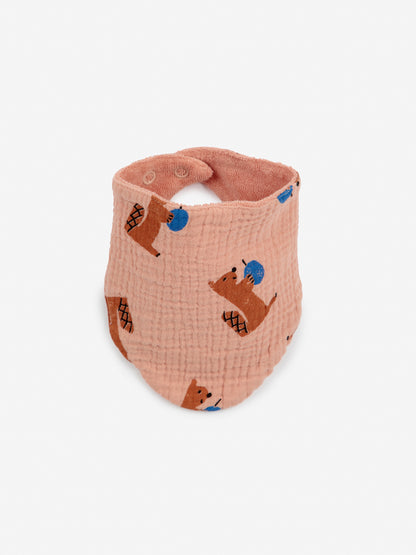 Hungry Squirrel muslin and bib set