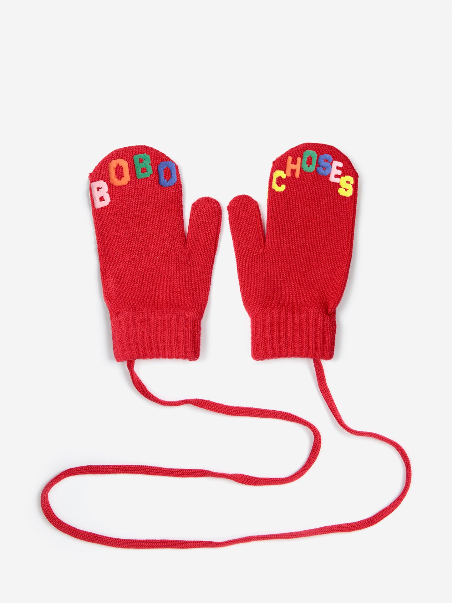 Baby Bobo Choses knitted mittens