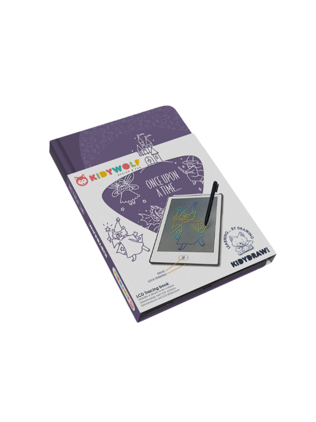 Cuaderno de dibujo Kidydraw Mini con pantalla LCD