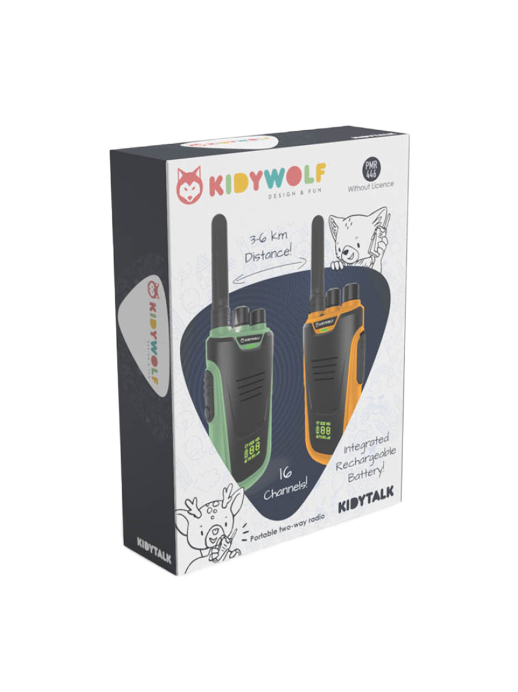 Kidytalk walkie talkie set