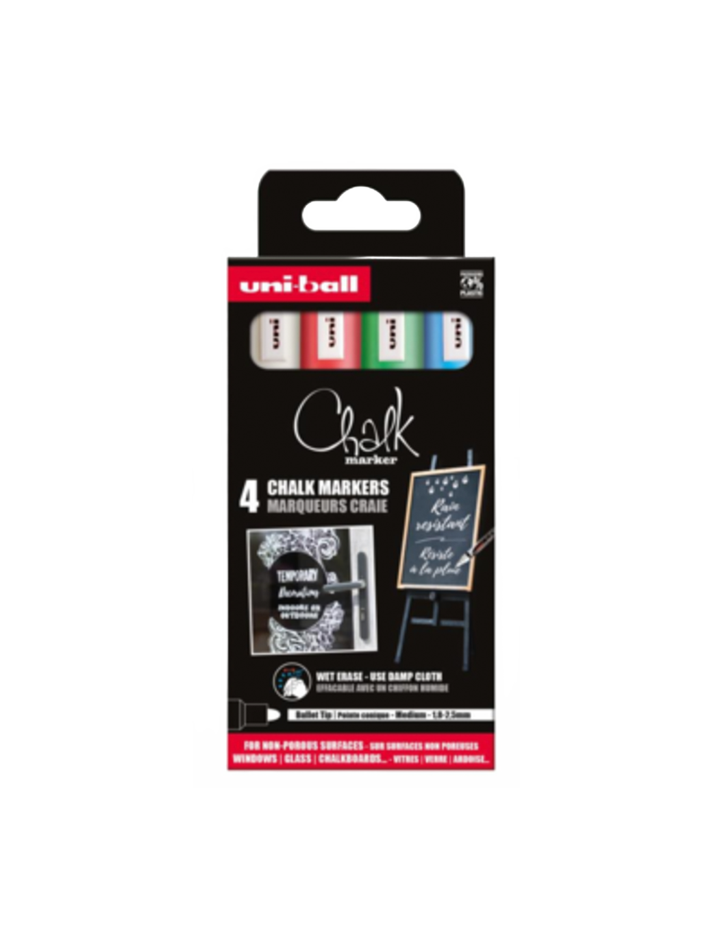 Uni Chalk marker set