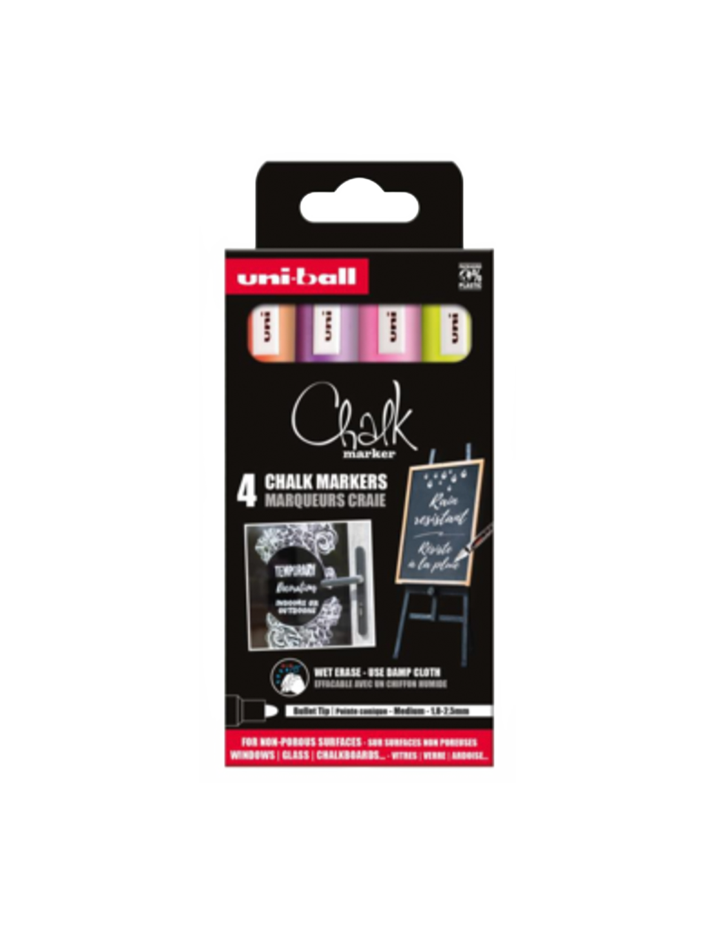 Uni Chalk marker set