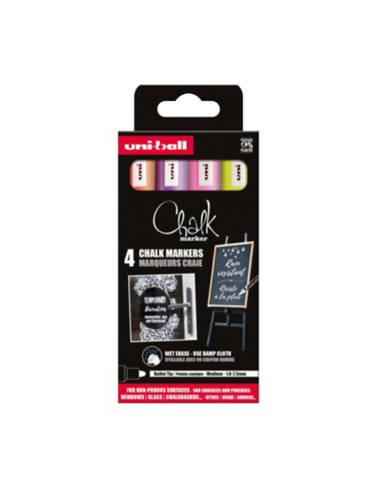 Uni Chalk marker set