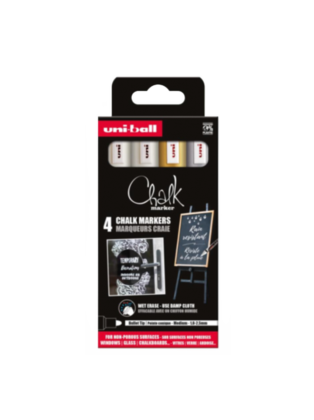 Uni Chalk marker set