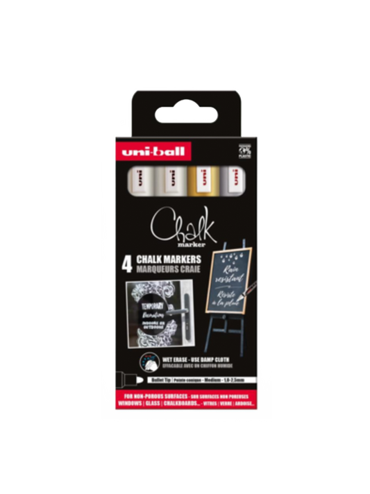 Uni Chalk marker set