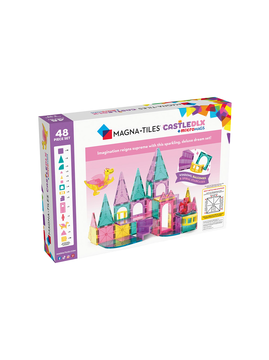 Magna Tiles Castle Deluxe 48 el.