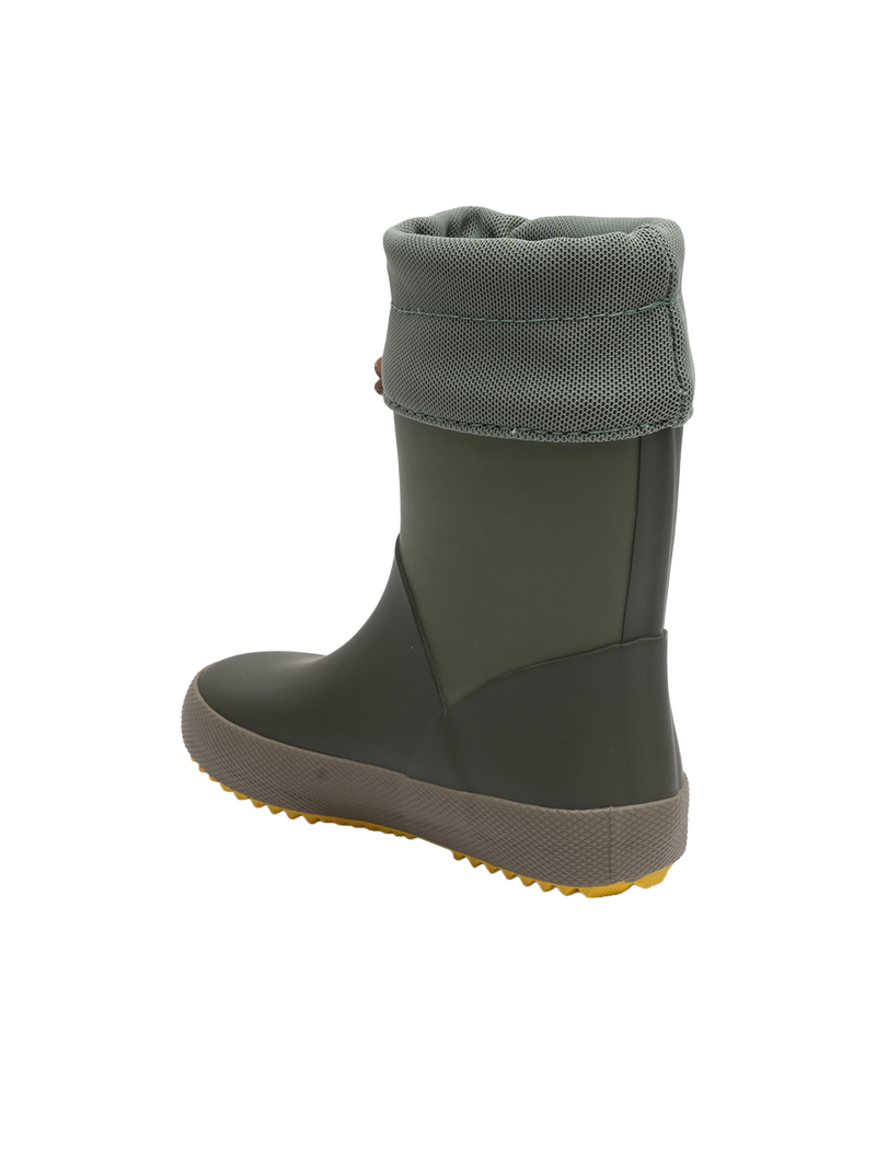 Rubber boots with cotton liner