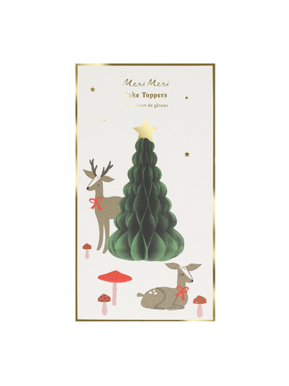 Winter Woodland Cake Toppers