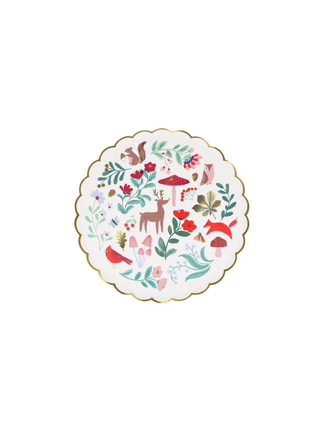 Winter Woodland Dinner Plates