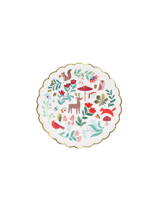 Winter Woodland Dinner Plates