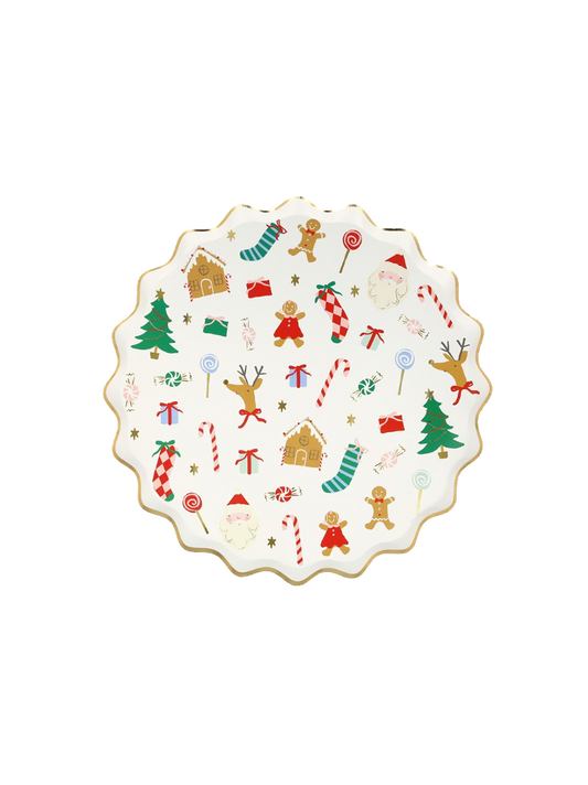 Jolly Christmas Dinner Plates