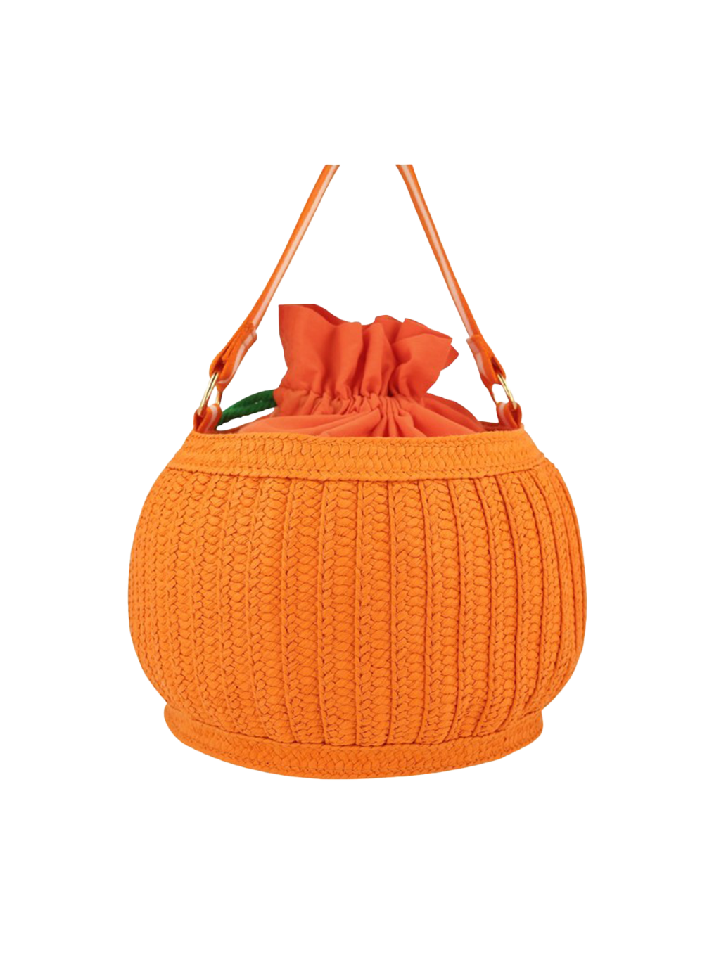 Bolsa tipo cesta de calabaza para pedir dulces o trucos