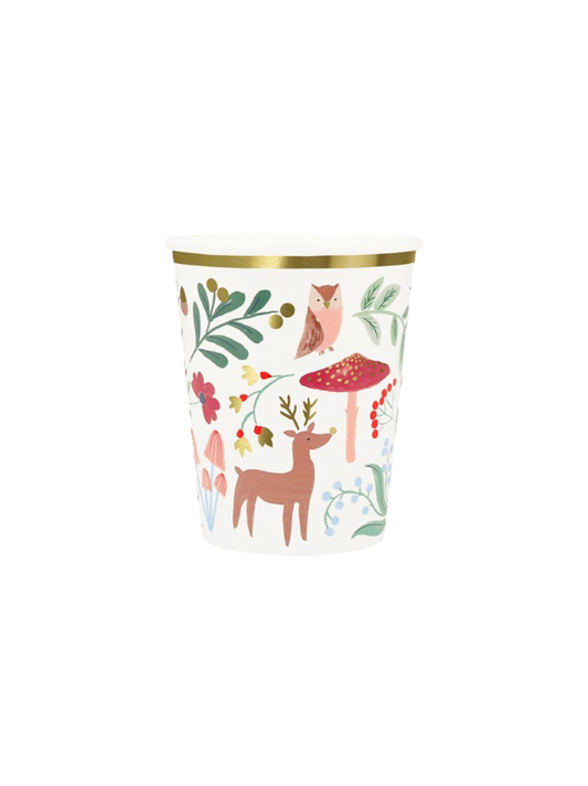 Winter Woodland Cups