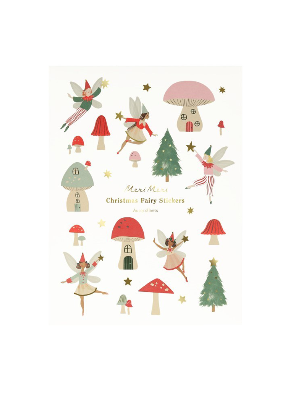 Christmas Fairy Sticker Sheet