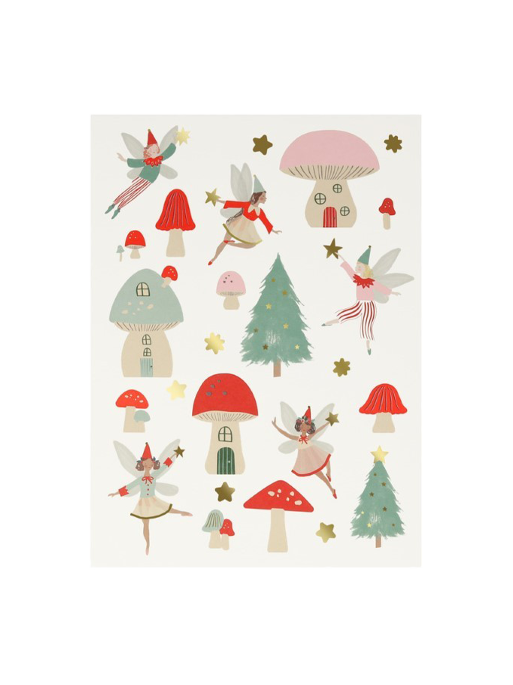 Christmas Fairy Sticker Sheet