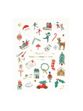 Mixed Icon Christmas Stickers