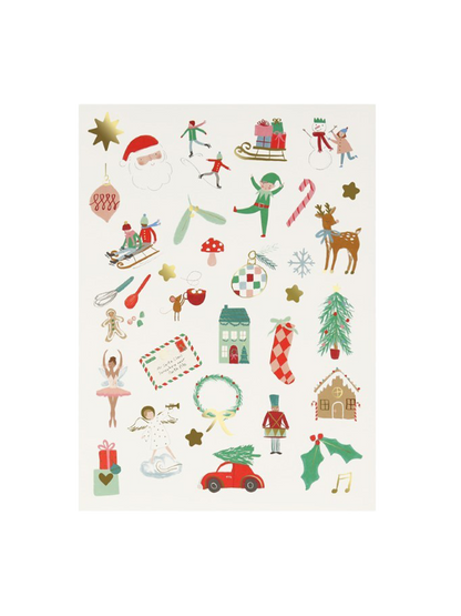 Mixed Icon Christmas Stickers