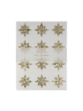 Gold Glitter Star Stickers