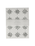 Silver Star Glitter Stickers