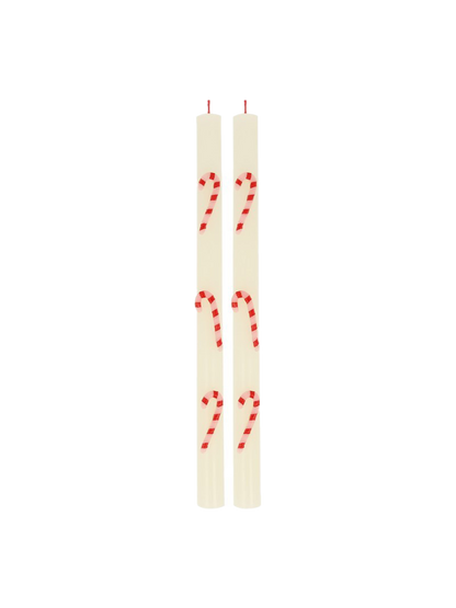 Candy Cane Table Candles